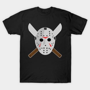 Hockey masked horror movie killer T-Shirt